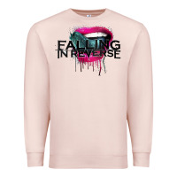 Pale Pink falling in reverse ban drock Premium Sweatshirt - artisFamous