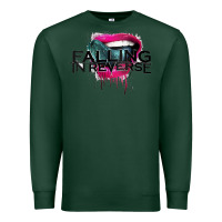 Sports Green falling in reverse ban drock Premium Sweatshirt - artisFamous