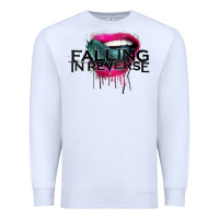 White falling in reverse ban drock Premium Sweatshirt - artisFamous
