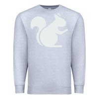 Heather Grey squirrel Premium Sweatshirt - artisFamous