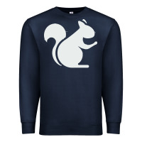 Navy squirrel Premium Sweatshirt - artisFamous