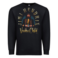 Black jimi hendrix Premium Sweatshirt - artisFamous