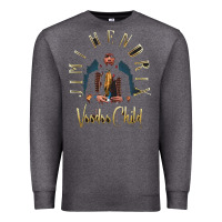 Charcoal Heather jimi hendrix Premium Sweatshirt - artisFamous
