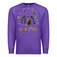 Purple jimi hendrix Premium Sweatshirt - artisFamous