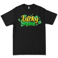 Black lucky mama st patricks Premium Tee - HowdyJamesFarm