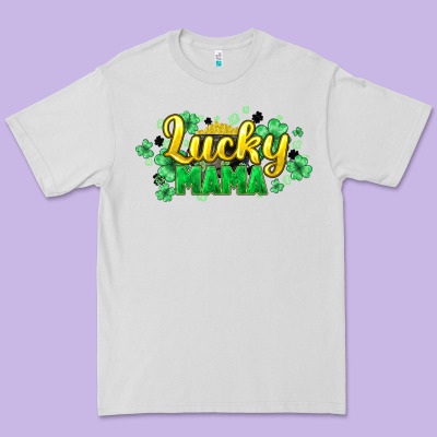 Lucky Mama St Patricks Premium Tee Designed By Howdyjamesfarm