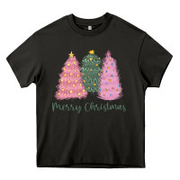 Asphalt merry christmas trees Heavy Core Tee - CowGirlArtShop