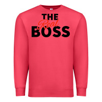 Cardinal the real boss matching couple Premium Sweatshirt - artisFamous