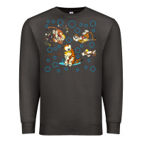 Smoke calvin and hobbes Premium Sweatshirt - artisFamous