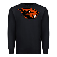 Black oregon merch tee Premium Sweatshirt - artisFamous