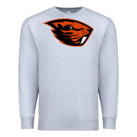 Heather Grey oregon merch tee Premium Sweatshirt - artisFamous