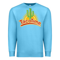 Ocean Blue Resto Tacotime Premium Sweatshirt - artisFamous