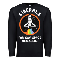 Black liberals for gay space socialism Premium Sweatshirt - artisFamous