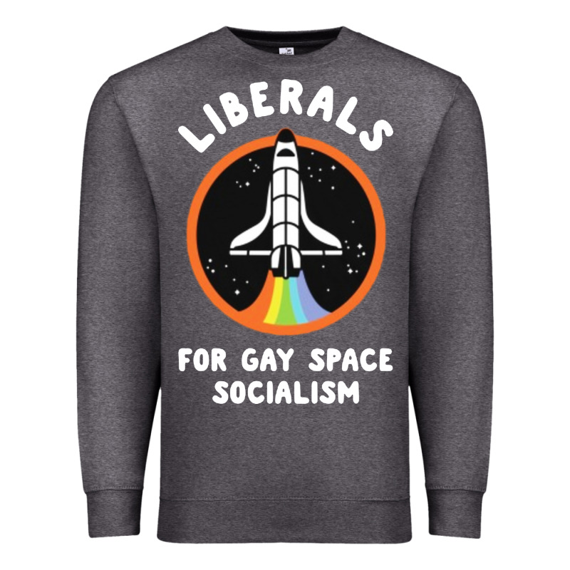 Liberals For Gay Space Socialism Premium Sweatshirt by artisFamous | Teevron