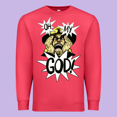 Oh My God Premium Sweatshirt Designed By Artisfamous