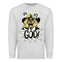Dove Grey oh my god Premium Sweatshirt - artisFamous