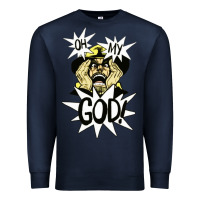 Navy oh my god Premium Sweatshirt - artisFamous