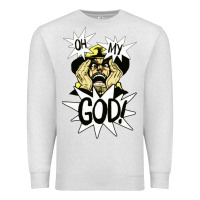 Oatmeal Heather oh my god Premium Sweatshirt - artisFamous
