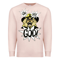 Pale Pink oh my god Premium Sweatshirt - artisFamous