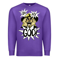 Purple oh my god Premium Sweatshirt - artisFamous