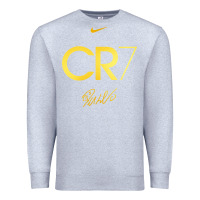 Heather Grey cr7 graphic Premium Sweatshirt - artisFamous