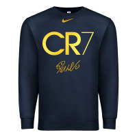 Navy cr7 graphic Premium Sweatshirt - artisFamous