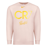 Pale Pink cr7 graphic Premium Sweatshirt - artisFamous