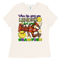 Bone When life gives you lemons boil some crawfish Ladies Tee - FaDigitalArtStudio