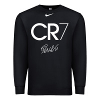 Black cr7 graphic Premium Sweatshirt - artisFamous