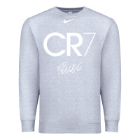 Heather Grey cr7 graphic Premium Sweatshirt - artisFamous