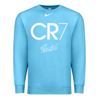 Ocean Blue cr7 graphic Premium Sweatshirt - artisFamous