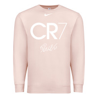 Pale Pink cr7 graphic Premium Sweatshirt - artisFamous