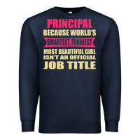 Navy principal funniest isn't a jobtitle Premium Sweatshirt - artisFamous