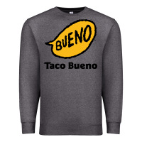 Charcoal Heather Resto Taco Bueno Premium Sweatshirt - artisFamous