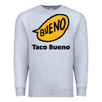 Heather Grey Resto Taco Bueno Premium Sweatshirt - artisFamous