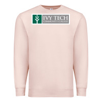 Pale Pink Ivy Tech Community College of Indiana Premium Sweatshirt - artisFamous