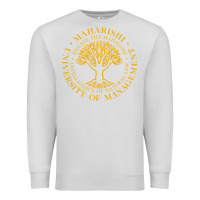 Dove Grey Maharishi International College Premium Sweatshirt - artisFamous