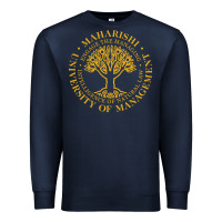 Navy Maharishi International College Premium Sweatshirt - artisFamous
