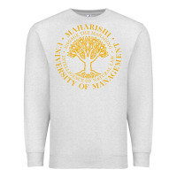Oatmeal Heather Maharishi International College Premium Sweatshirt - artisFamous