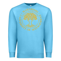 Ocean Blue Maharishi International College Premium Sweatshirt - artisFamous
