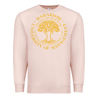 Pale Pink Maharishi International College Premium Sweatshirt - artisFamous