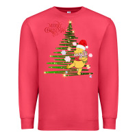 Cardinal Winnie The Pooh- Merry christmas Premium Sweatshirt - artisFamous