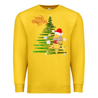 Lemon Winnie The Pooh- Merry christmas Premium Sweatshirt - artisFamous