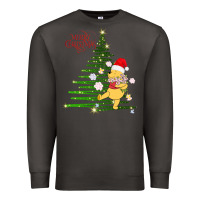 Smoke Winnie The Pooh- Merry christmas Premium Sweatshirt - artisFamous