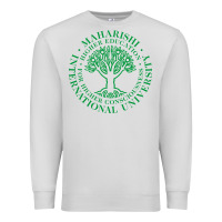 Dove Grey Maharishi International College Premium Sweatshirt - artisFamous