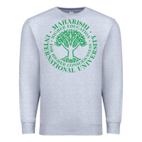 Heather Grey Maharishi International College Premium Sweatshirt - artisFamous