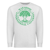 Oatmeal Heather Maharishi International College Premium Sweatshirt - artisFamous
