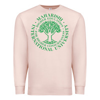 Pale Pink Maharishi International College Premium Sweatshirt - artisFamous