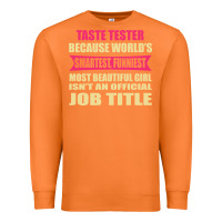 Carrot taste tester funniest isn't a jobtitle Premium Sweatshirt - artisFamous