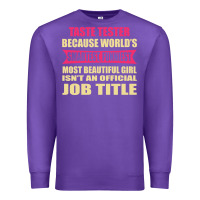 Purple taste tester funniest isn't a jobtitle Premium Sweatshirt - artisFamous